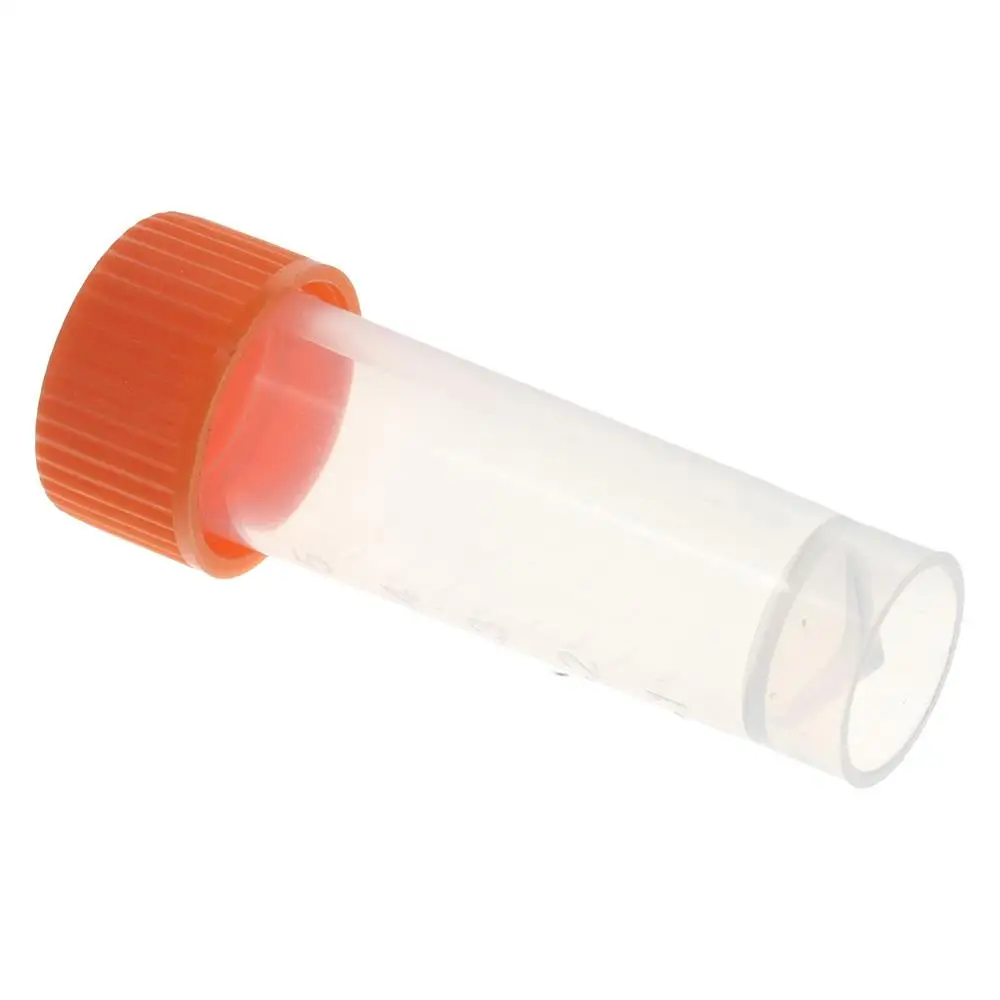 High-quality 5ML Plastic Test Tubes Standable with Lid Graduated Marks clear and Screw Cover for Laboratory 5ML Diameter