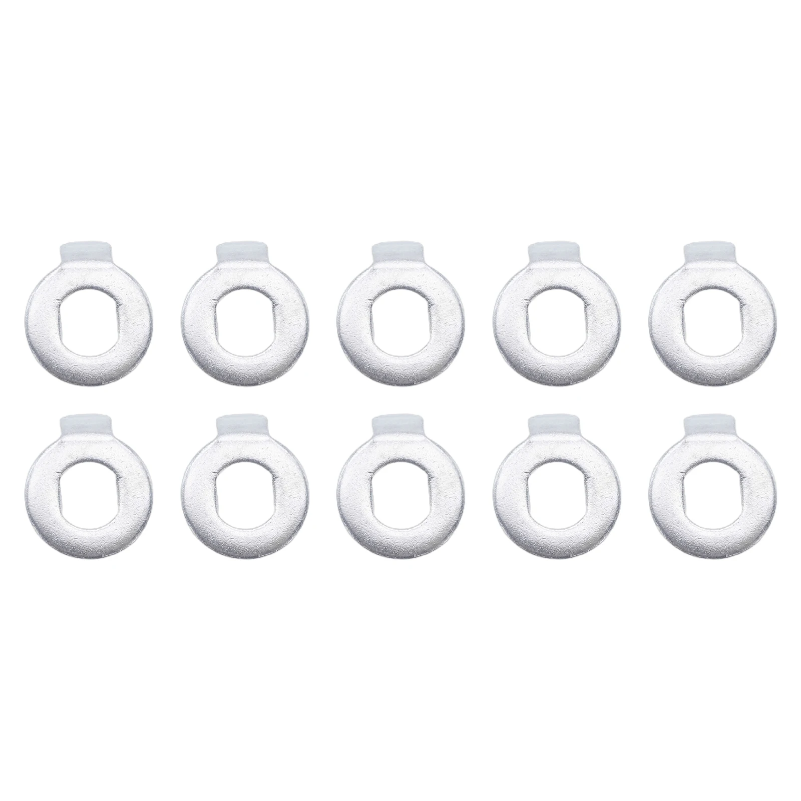 10 Pcs Electric Scooter Front Wheel Motor Screw Washer Aluminum Nut Fixing Plate With Hook For M365 E-Scooter Gasket Components