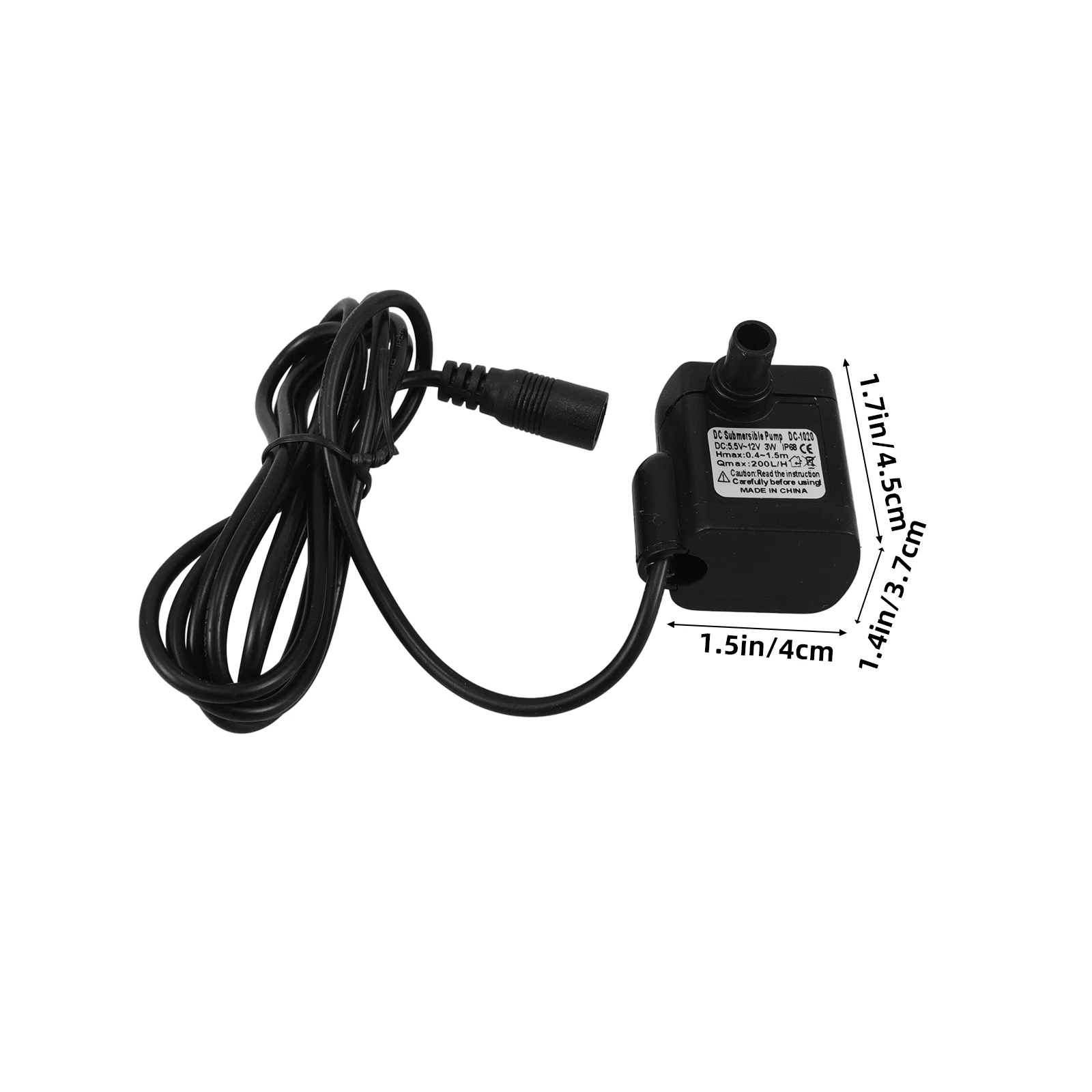 

Quiet Submersible Water Pump Small Plastic Mini Fountain Pump for Fish Tank Aquarium Pond Fountain Pet Cat Water Circulation