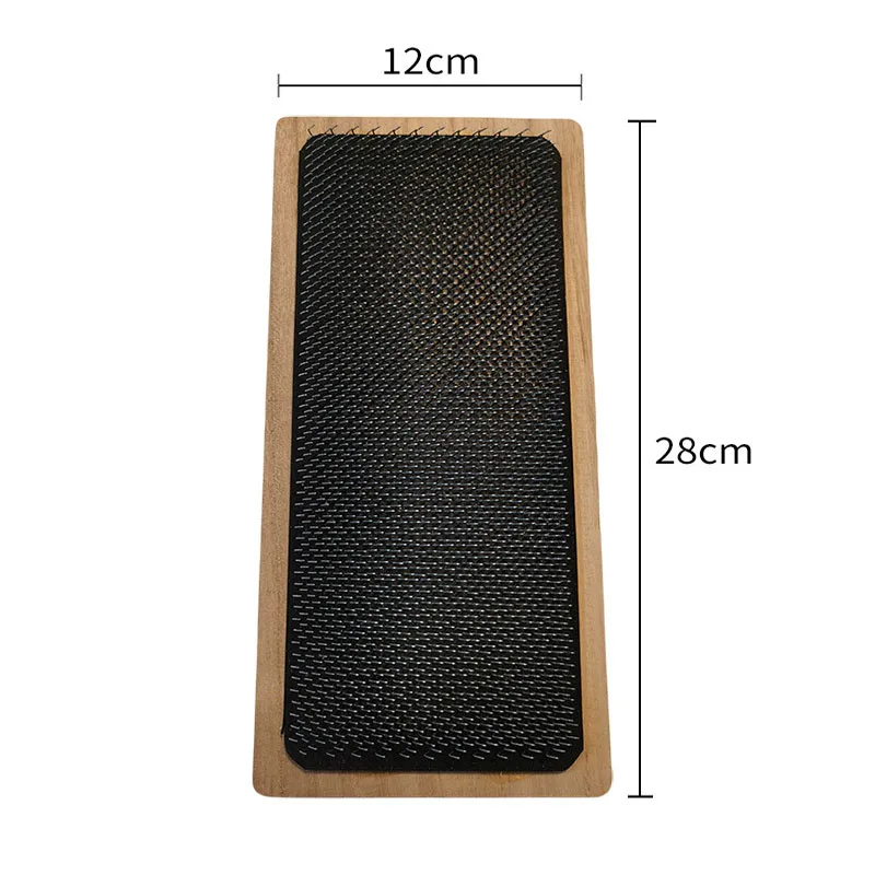 28X12cm Wood Drawing Mat Hair Holder For Making Wig Use Drawing Card with curved needle 1pc/2pcs/bag wood hair extension drawing