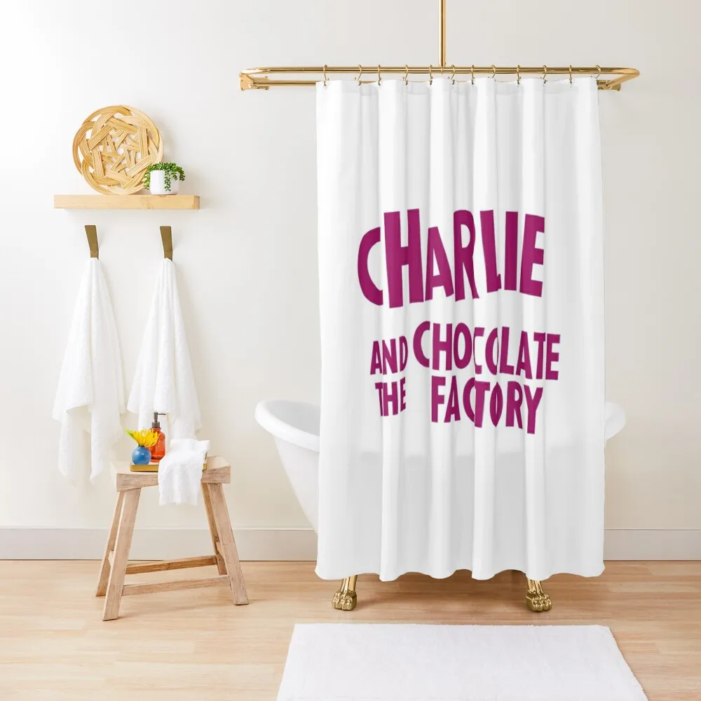 

Unwrapping Golden Ticket Vintage Movie Shower Curtain For Shower For Bathroom Shower Curtain