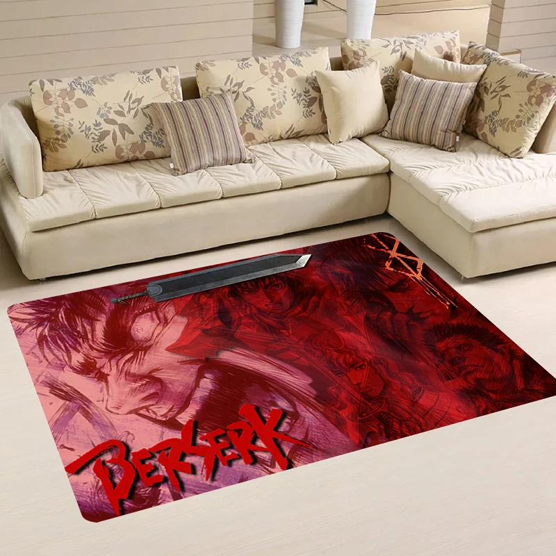 

Home Anime Berserk Floor Mat Balcony Carpet Entrance of House Room Mats Rugs Carpets Kitchen Rug Foot Doormat Door Bathroom Bath