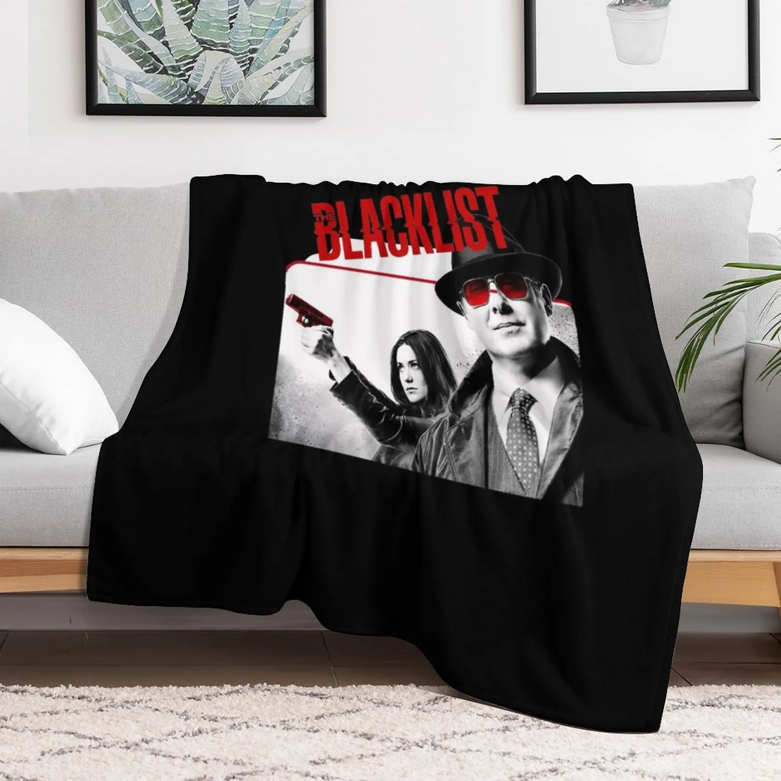 Discover Cool Women's Classic The Blacklist Season T Shirts Black Throw Blanket Multi-Purpose warm winter Blankets