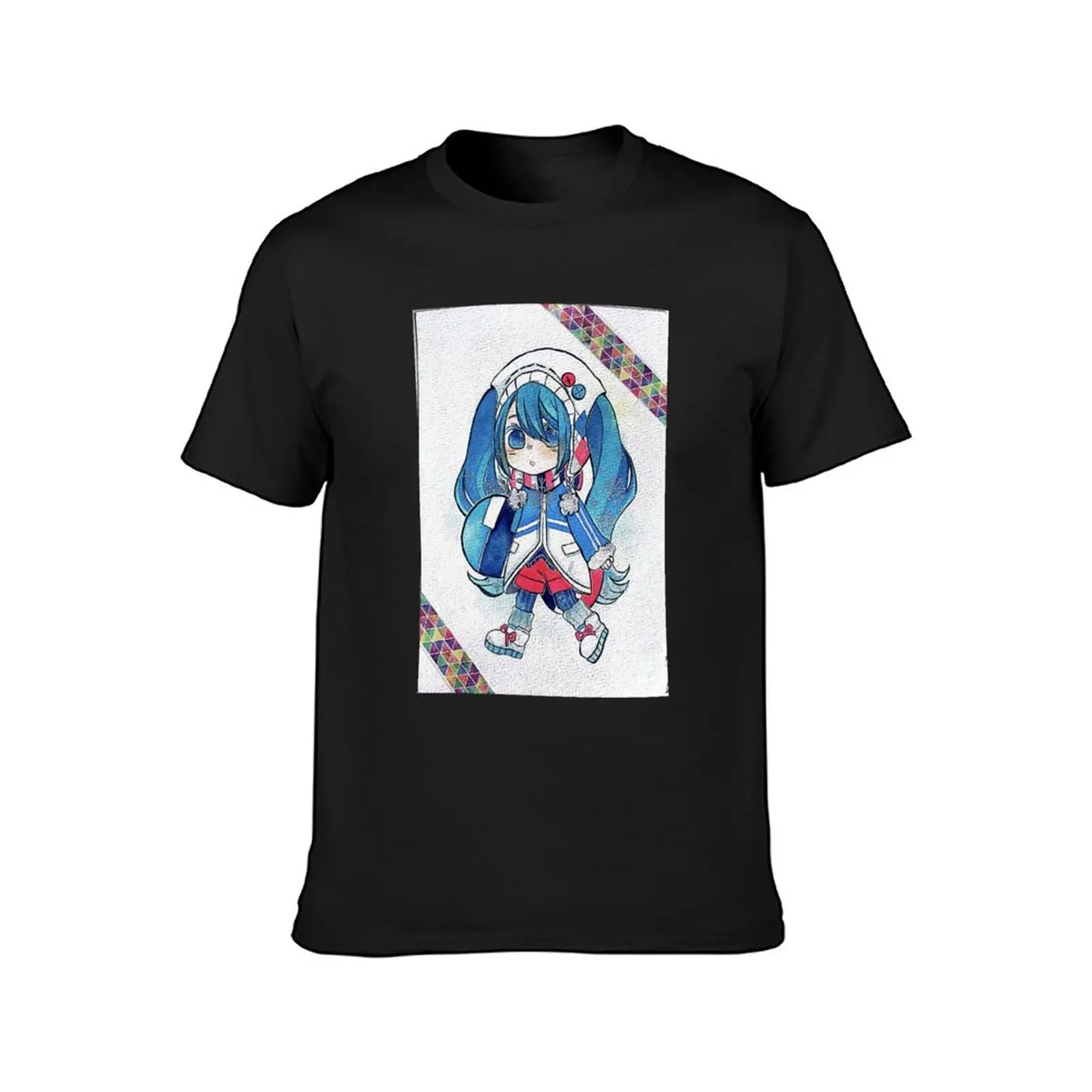 Snow Miku 2016 finalist T-Shirt quick drying plus size tops graphics shirts graphic tees sweat shirts, men