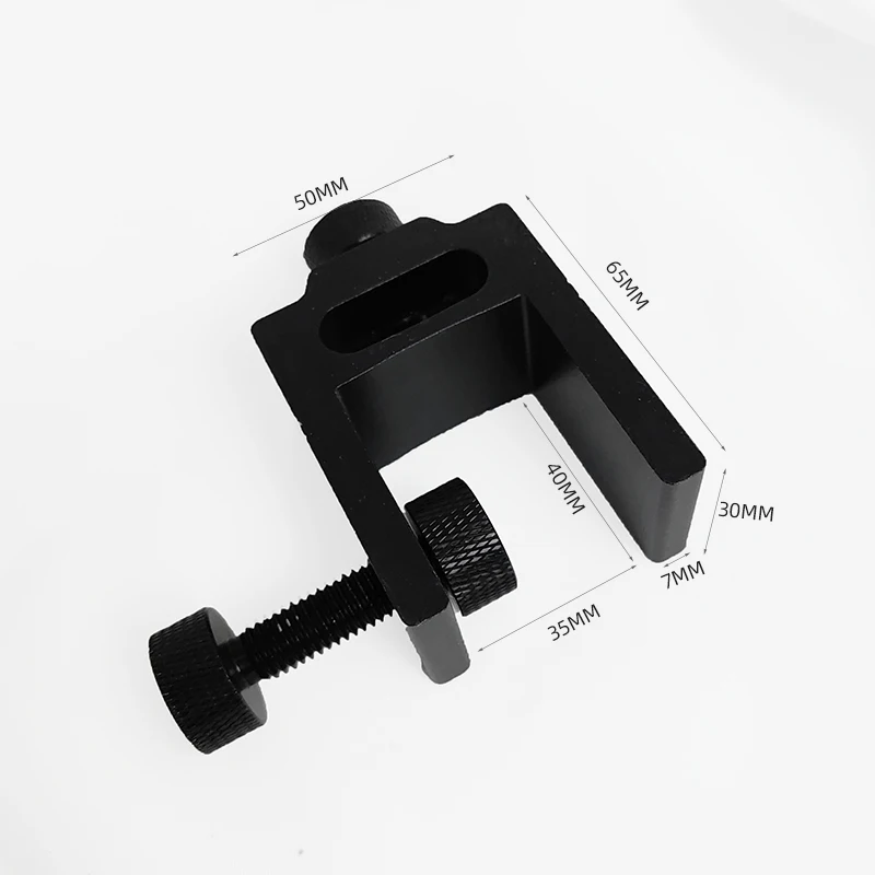 Aluminum Alloy Lamp Table Clamp, Lamp Pole, Desktop Fixed Bracket, Adjustable Height