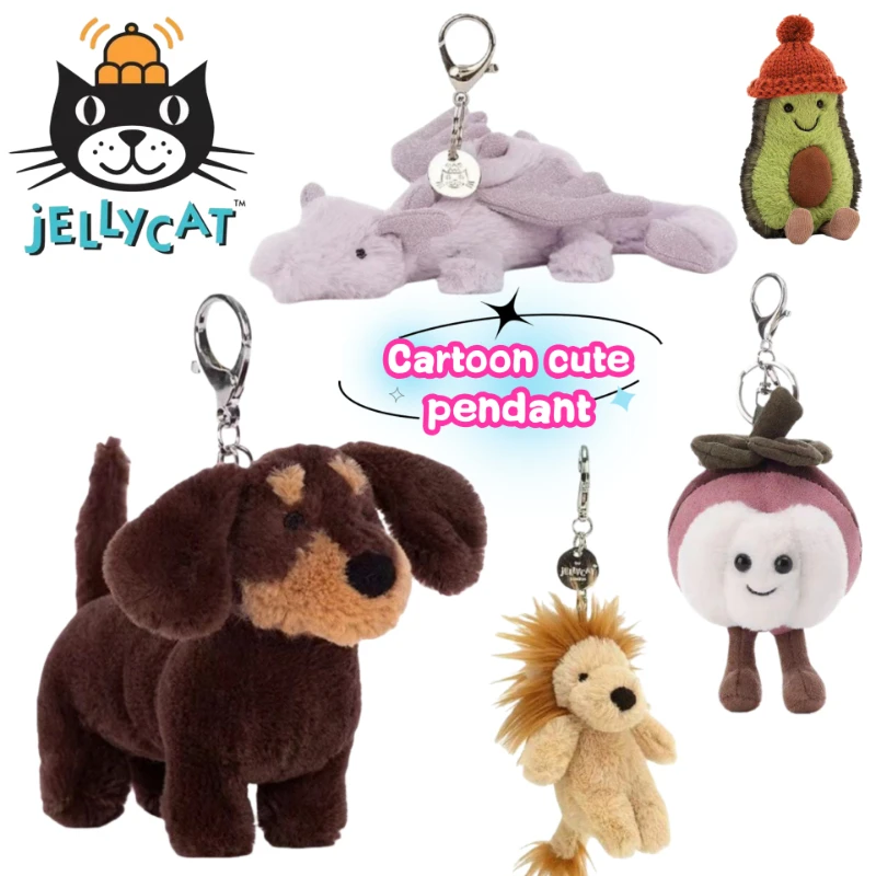 

JC Munro Scottie Dog Amuseable Eggplant Clyde Capybara Cartoon Cute Doll Keychain for Boys and Girls Super Adorable Fun Keyring