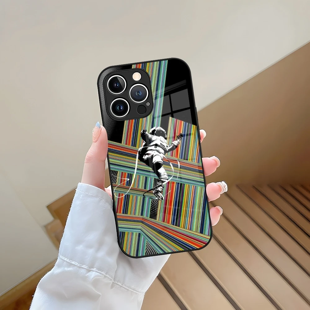 حافظة لهاتف آيفون 13 15 14 16 12 11 Pro XS Max Plus Mini X XR 8 7 6s SE2020 من الزجاج المقسى #6