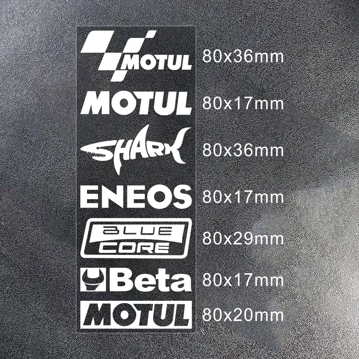 Pegatinas para Tanques de Motocicleta y Cascos de Moto 2026 Event otul, Logotipos para Honda, Kawasaki, Suzuki, Yamaha
