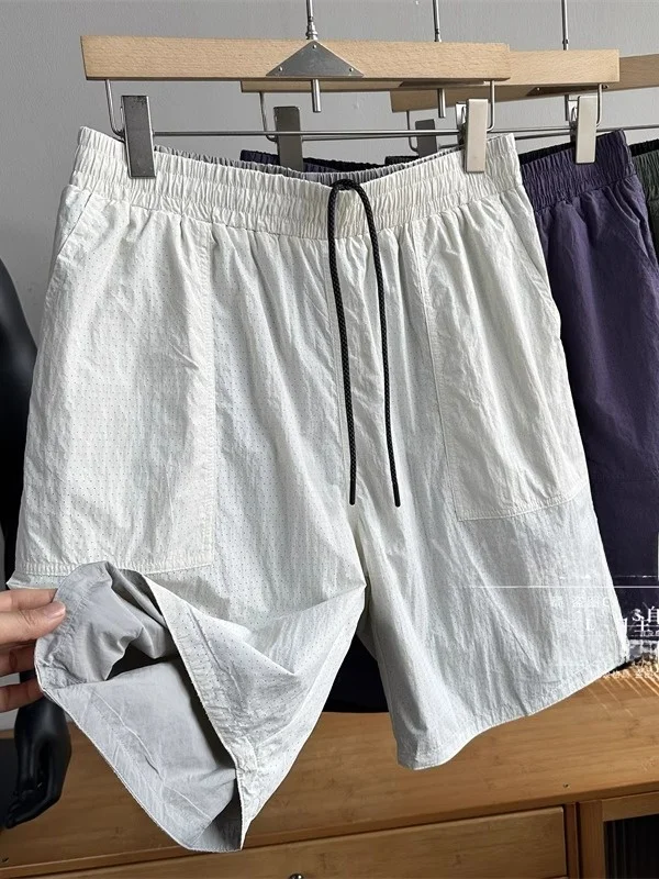 

Высококачественные двусторонние легкие технологичные брюки унисекс с быстрой сушкой, модные повседневные штаны свободного кроя, лето 2025