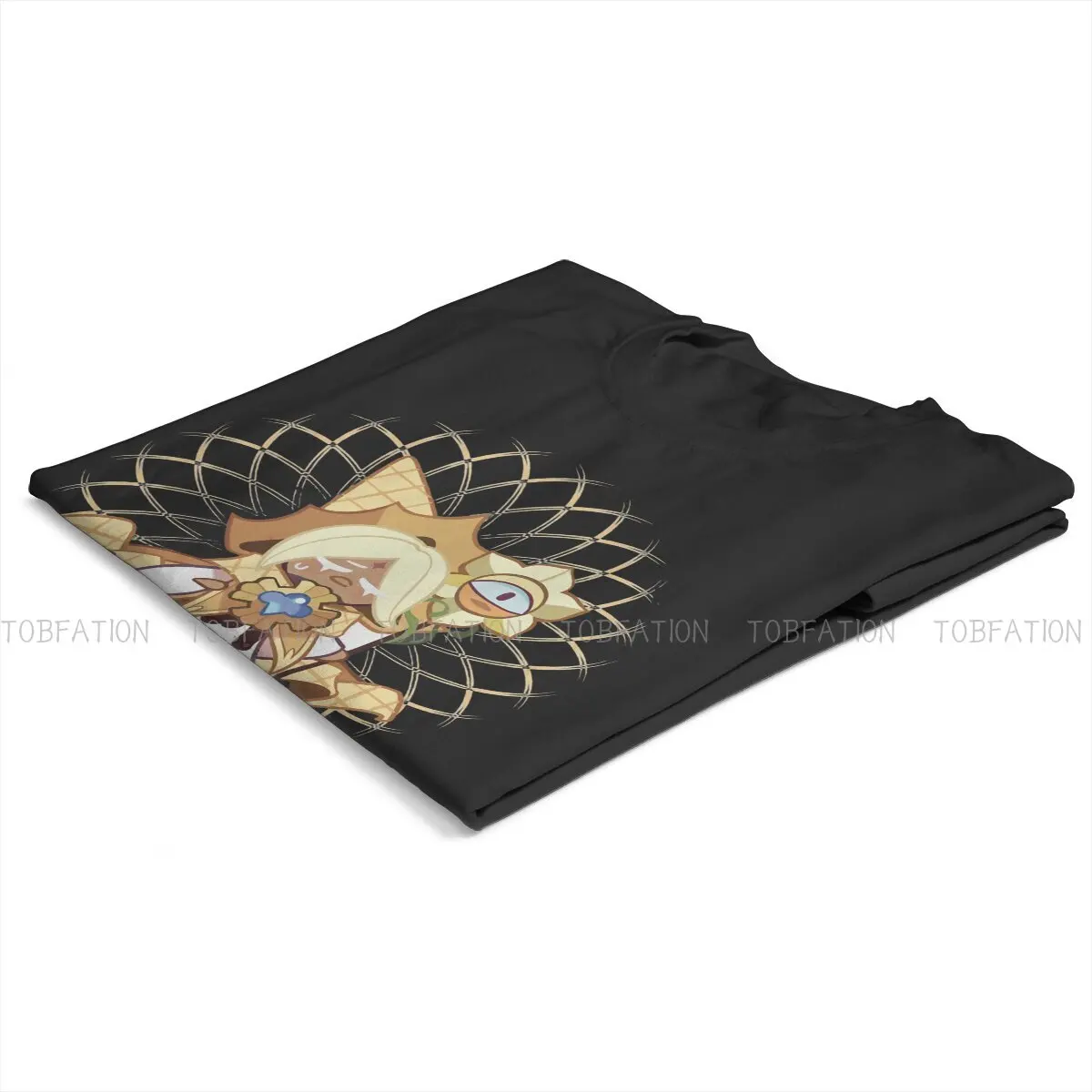 Cookie Run Kingdom Pure Vanilla Cookie T Shirt Punk Men Tees Summer Polyester Clothing Harajuku Crewneck TShirt