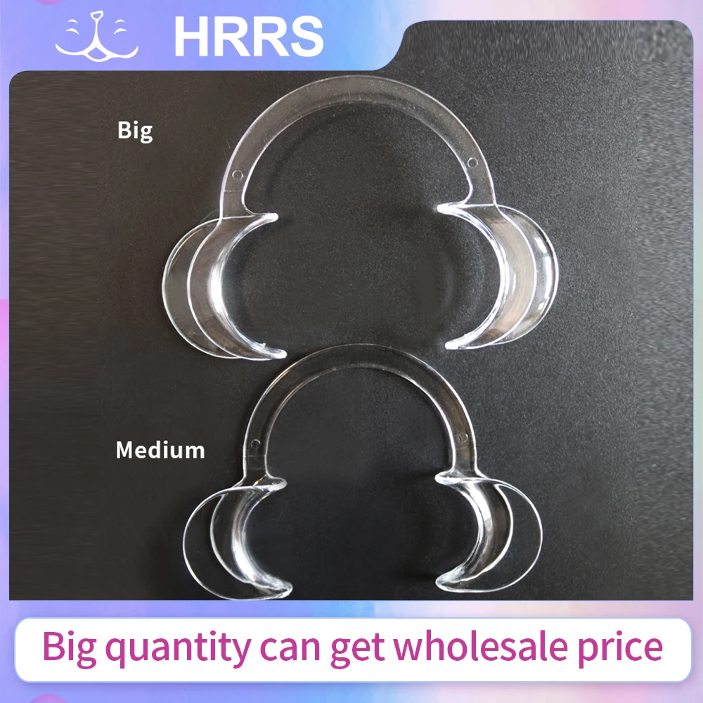 

10Pcs/Pack Dental Transparent Plastic Mouth Opener Orthodontic Lip Cheek Retractor Mouth Spreader Dental Materials