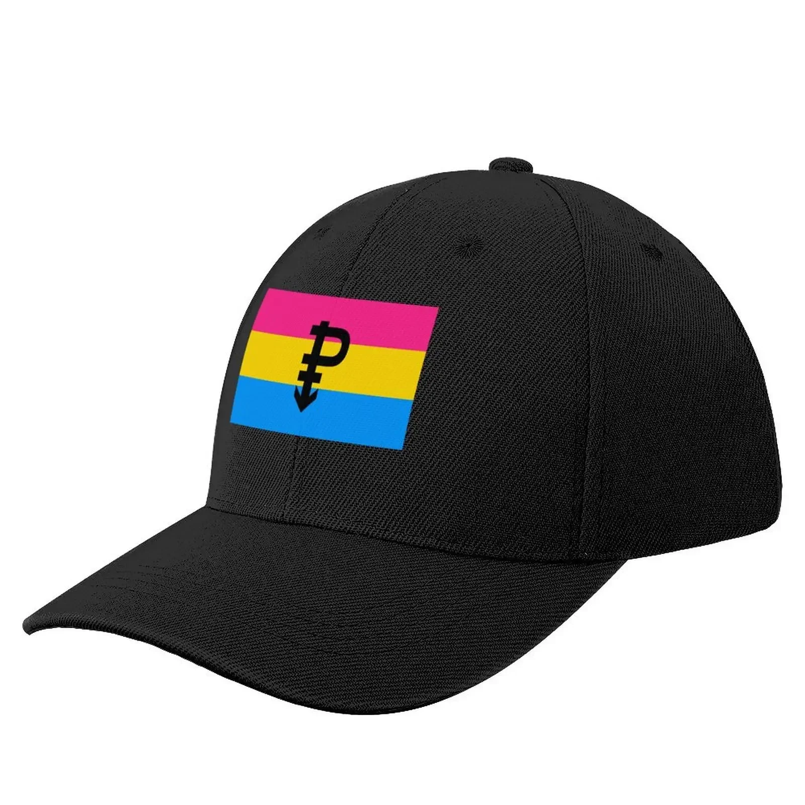 

Pansexual Pride Flag Baseball Cap Luxury Hat Visor Trucker Hat Luxury Brand Woman Hats Men's