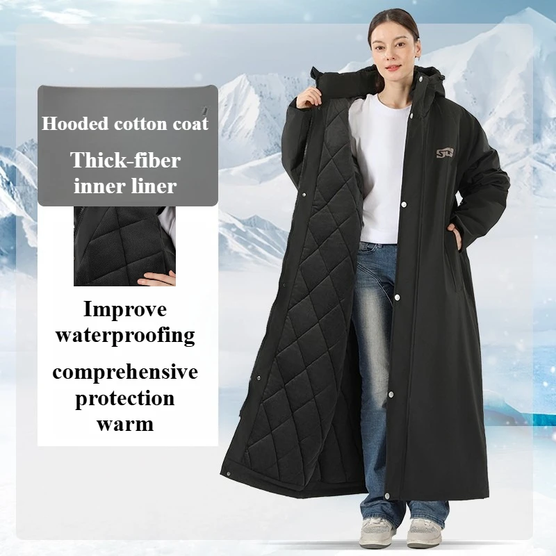 

Motorcycle Windproof Winter Warm Waterproof Velvet Thickening Snowmobile Jackets Outdoor Skiing Riding Cold-proof Suits 모터사이클 재킷