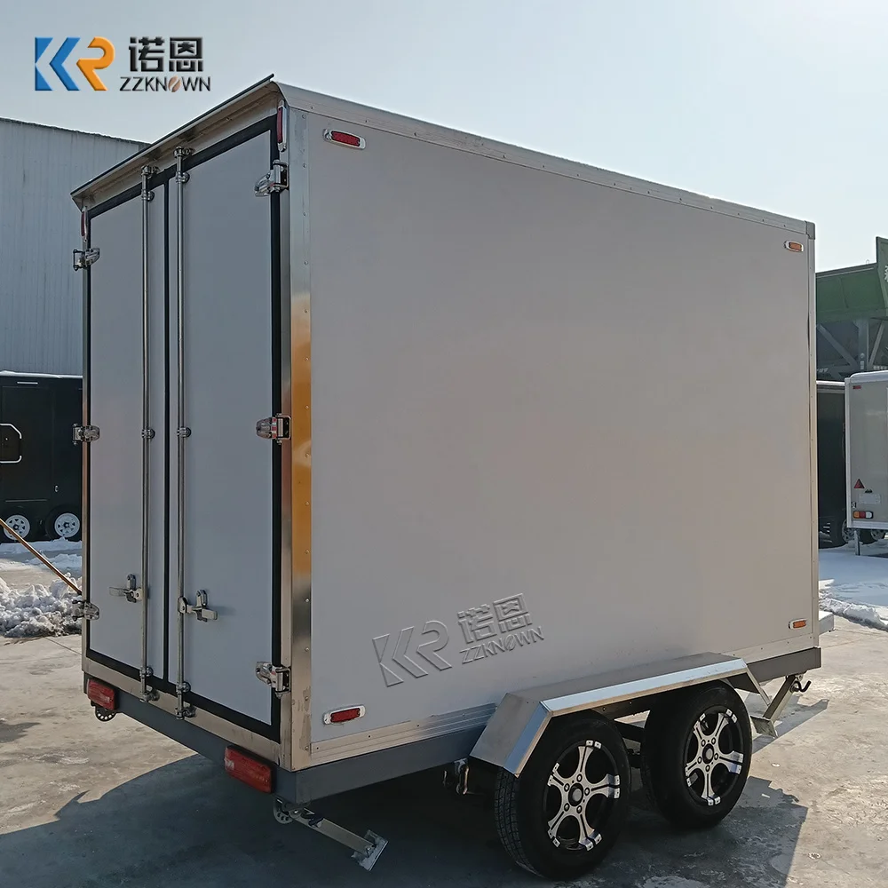 Mobile Cooling Equipment Trailer Reefer Trailer Portable Mobile Refrigerated Truck For Food Cold Chain Transportation