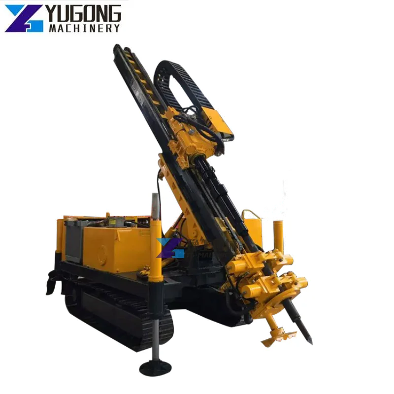 Hydraulic Drifter Diesel Electric Power Borehole Construction Anchor Drilling Rig