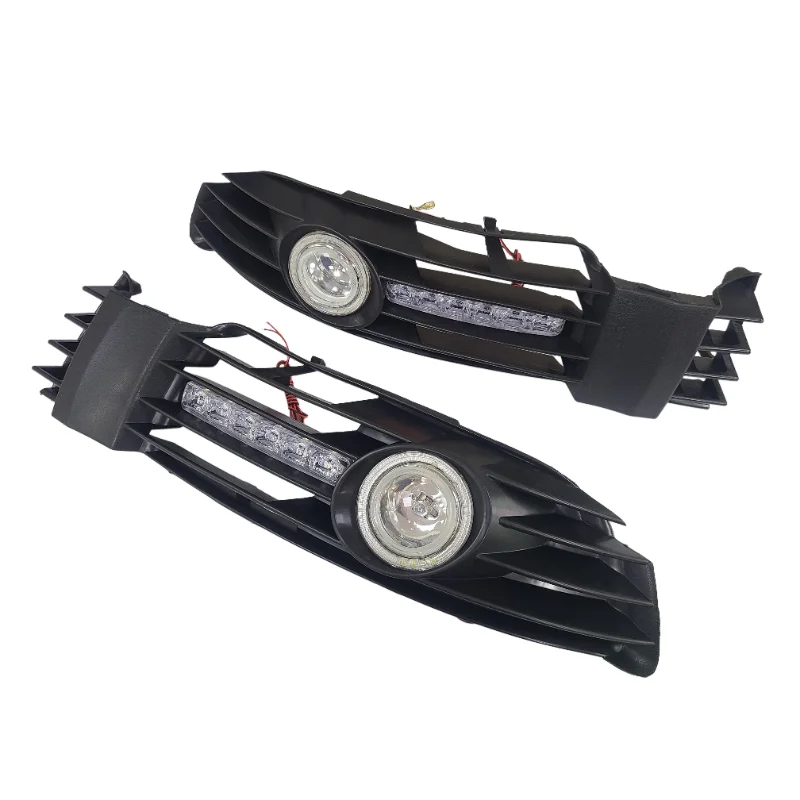 

Высококачественные противотуманные фары «ангельские глазки» со светодиодными дневными ходовыми огнями для VW Volkswagen Passat B5.5, новинка