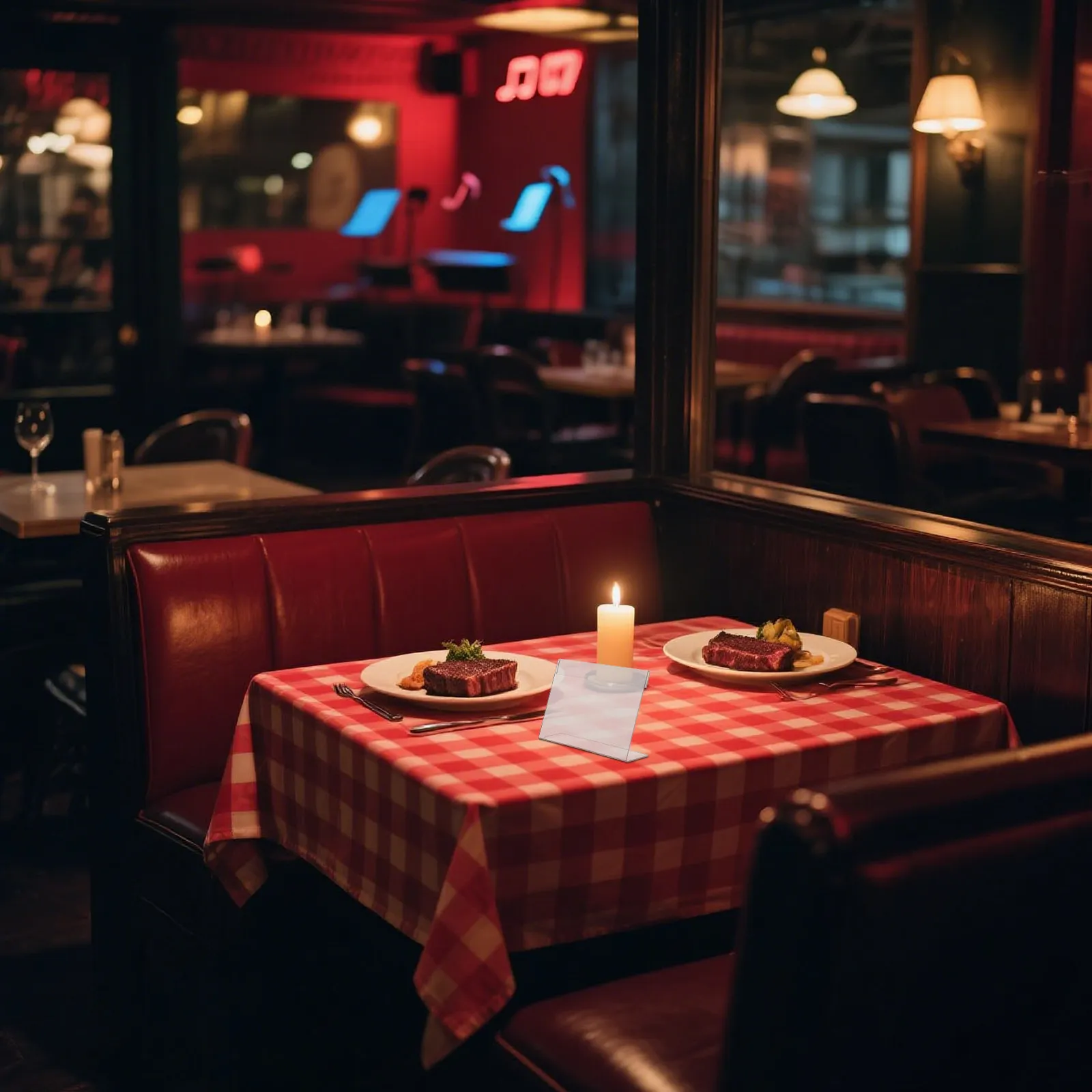 

20Pcs Display Signs Transparent Acrylic L Shaped Price Tag Holder for Office Store Restaurant Countertop Label Display Stand