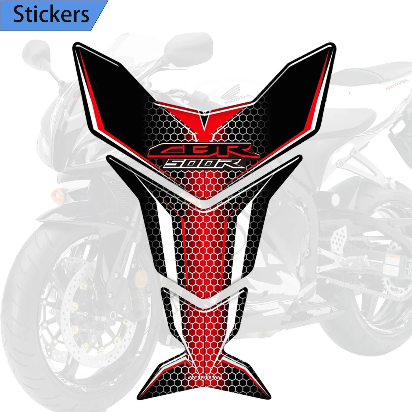 

For Honda CBR 500 R 500R CBR500R Fireblade HRC Motorcycle Tank Pad Protection Decals stickers Gas Fuel Oil Kit Knee Fender