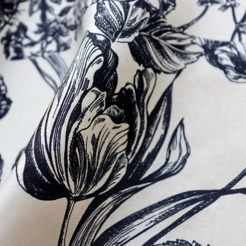 18 مللي متر وشاح حريري النساء التوت وشاح فاخر مصمم اليد رولارد حواف عصابات 90 سنتيمتر حقيبة إكسسوارات الشعر