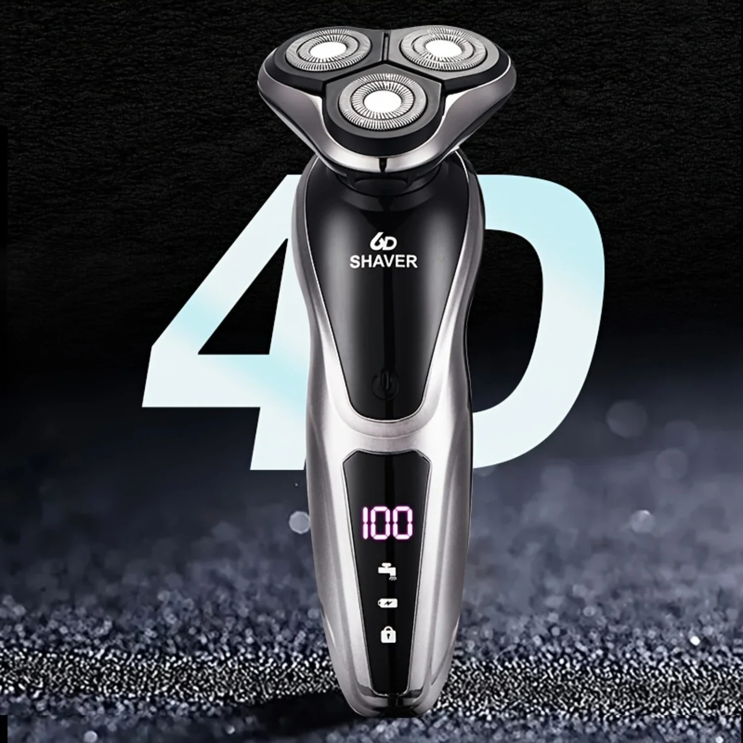Dla mężczyzn, golarka męska 3D na sucho i na mokro, akumulatorowe maszynki do golenia, prezent na Dzień Ojca dla ojca, taty, mężczyzny, męża, chłopaka