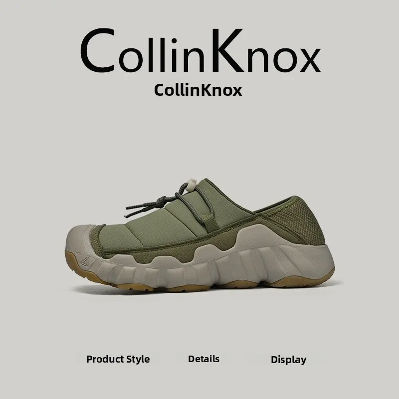 

CollinKnox2025 Осень-зима Мужская уличная oes Fce на подкладке One Step on Hiking oes Повседневная рабочая одежда Резиновая подошва