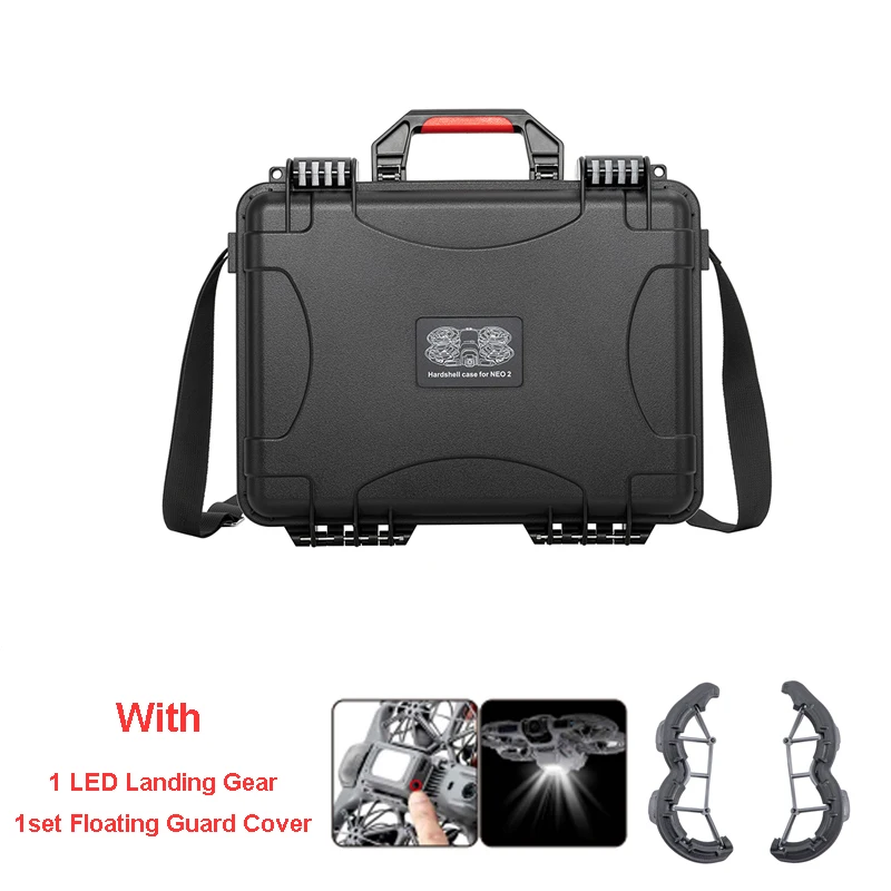 STARTRC Waterdichte Hard Case W Riem voor DJI NEO 2 Fly Meer Combo Drone Acccessoire Opbergdoos Voor DJI RC-N3/RC 2 Controller
