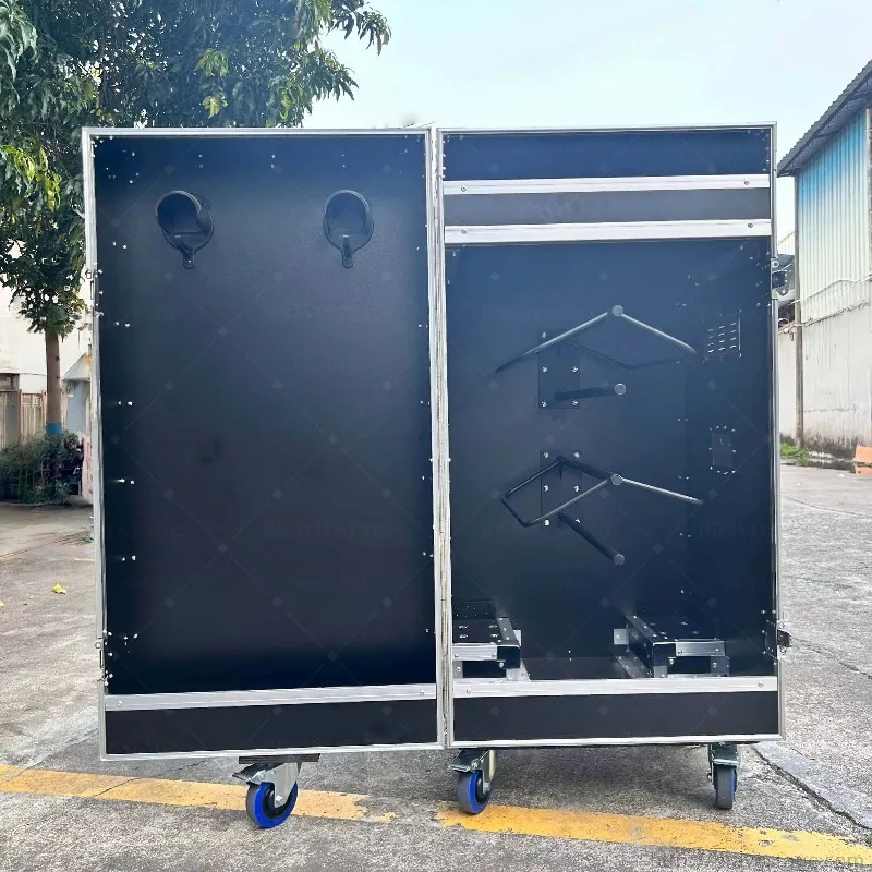 Customized Horse Tack Locker Stable Cabinet Portable Small Equestrian Double Saddle Flight Case