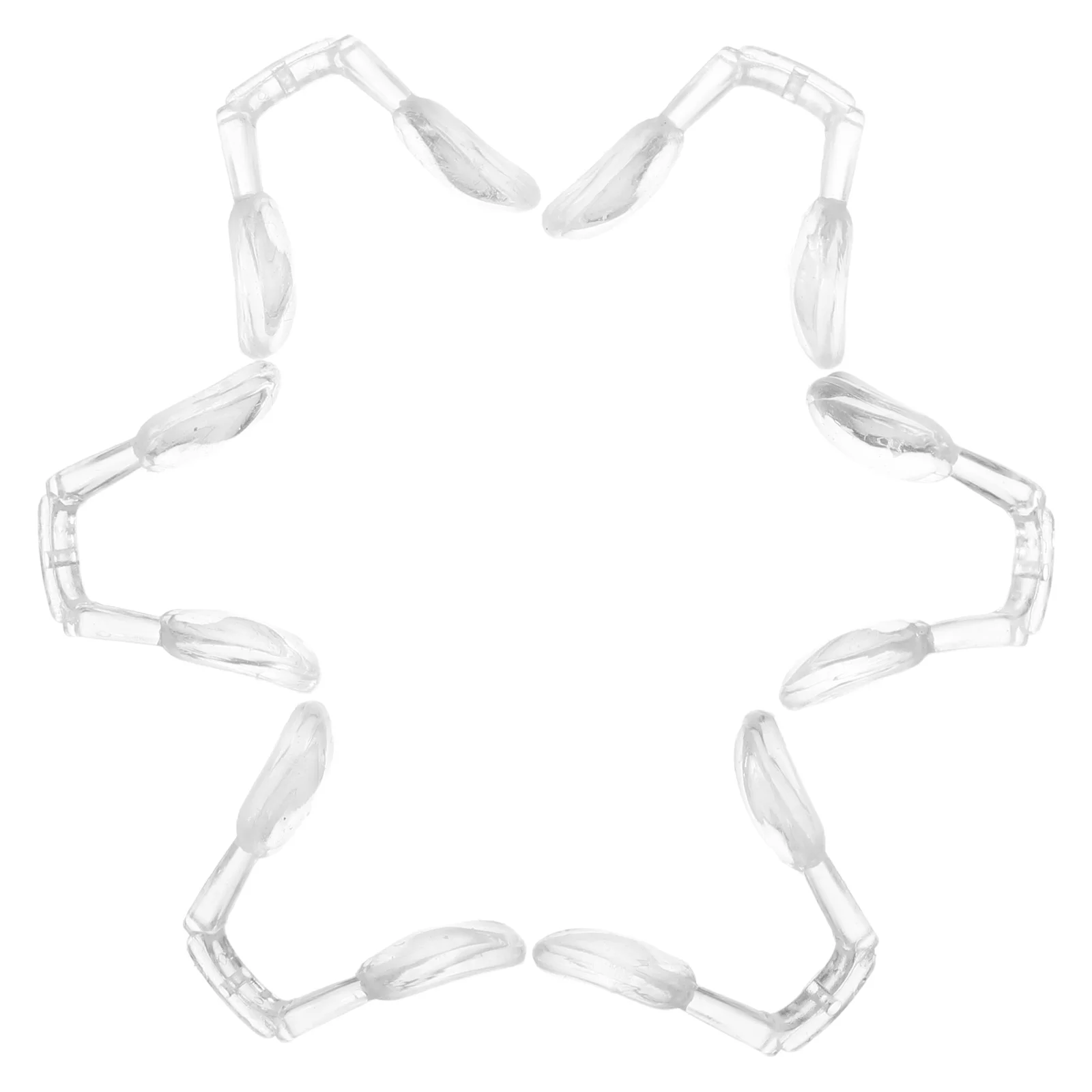 

6Pcs U Shaped Silicone Nose Pads Soft Anti Slip Nose Bridge Replacement for Glasses Eyeglass Repair Silicone Eyeglass Nosepads