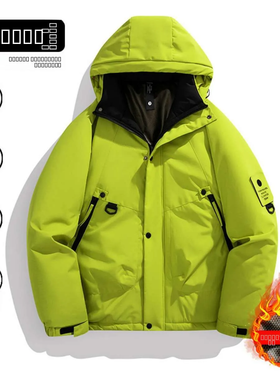 

Мужская рабочая одежда Thiened American Sle, хлопковая куртка на осень-зиму, уличное теплое модное брендовое пуховое хлопковое пальто, модное