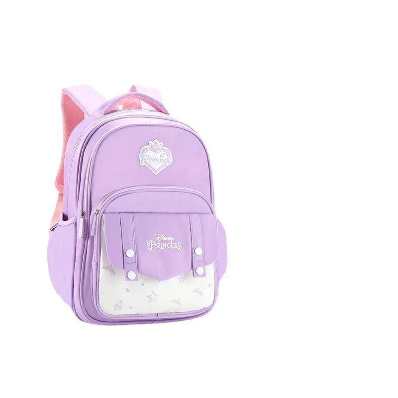 Disney Princess Girls School Bag Middle Primary Student Shoulder Orthopedic Backpack Large Capacity Kids Gifts Mochilas Escolare