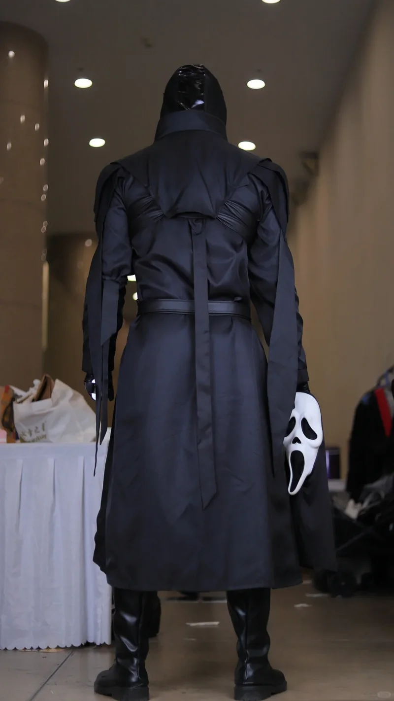 

Ghost Face Cosplay Costume Game Dawn Killer Anime Cosplay Costume Halloween Carnival Makeup Party Men'S And Women'S Costumes