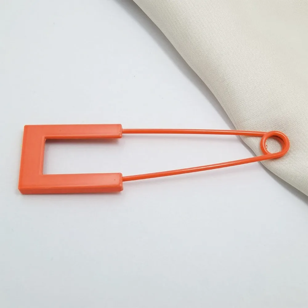 패션 레트로 형광 핀 코사지 수제 DIY 재봉 숄 버클 합금 빅 핀 여성 의류 브로치 여성 남성용