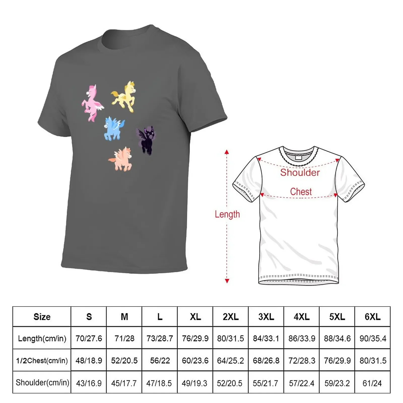 FANTASIA PEGASUS T-Shirt graphics rapper graphic tees Men's t-shirts