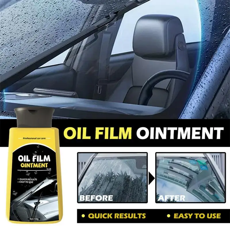 

Car Glass Oil Film Removing Paste Deep Cleaning Polishing Glass Cleaner for Auto Windshield Home Streak Free Shine Glass Cleaner