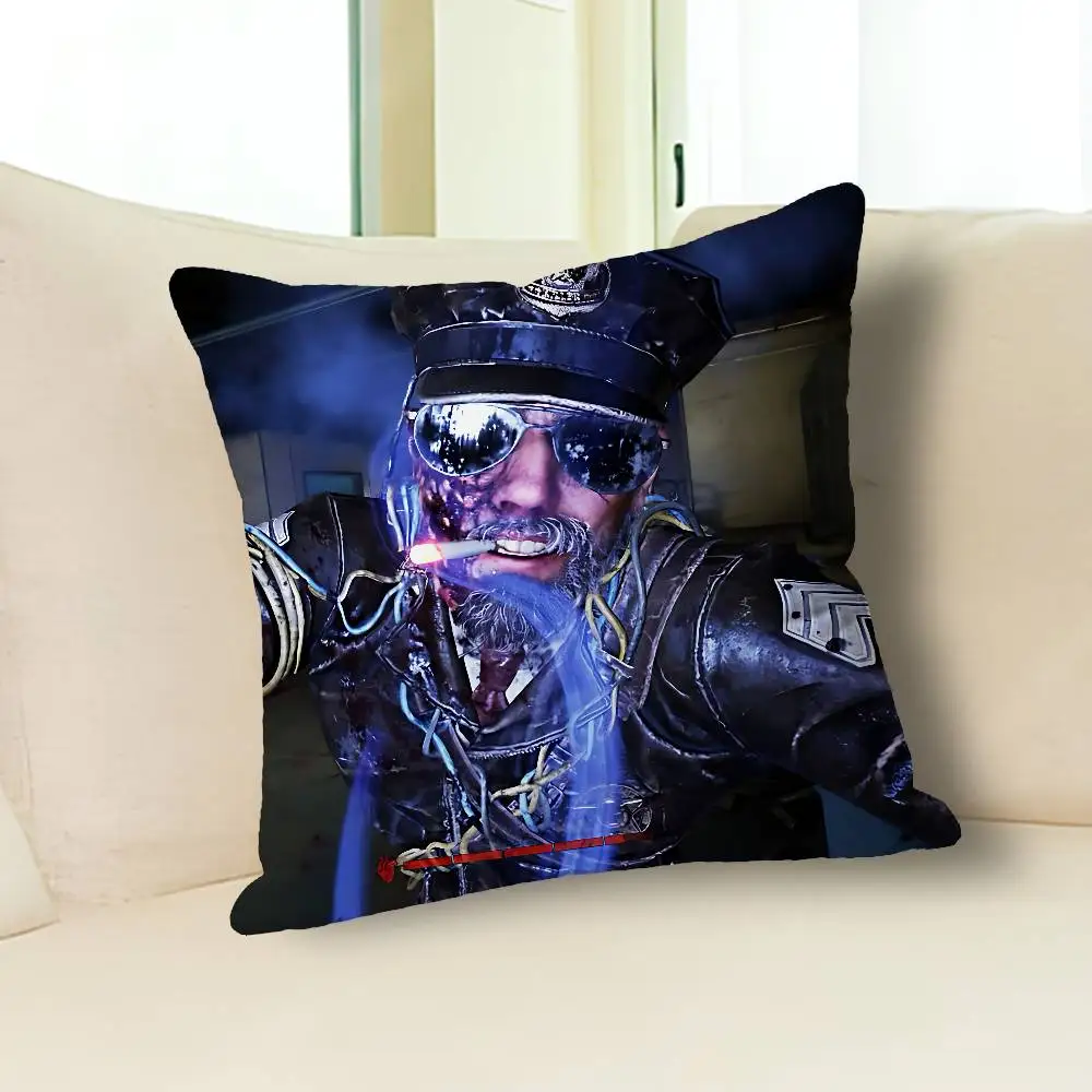 Game O-Outlast Leland Coyle Throw Pillow Case Decoration Bed Custom Square Pillowcase Pad Cover