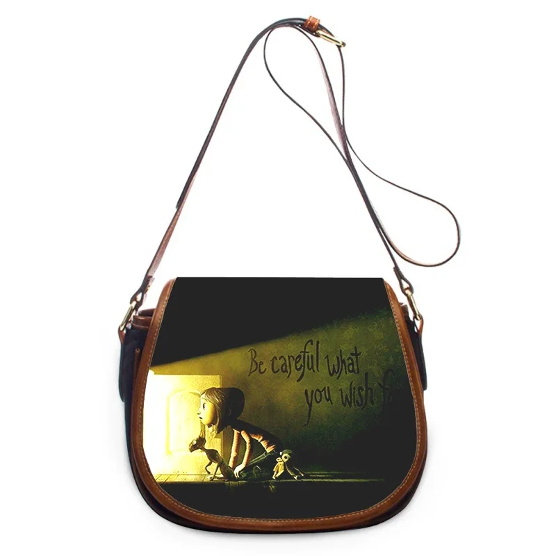 Coraline the Secret Door 3D Print New Fashion Women Crossbody Bag Handbags Women Bags Zipper Shoulder Bag Women Shoulder Bag