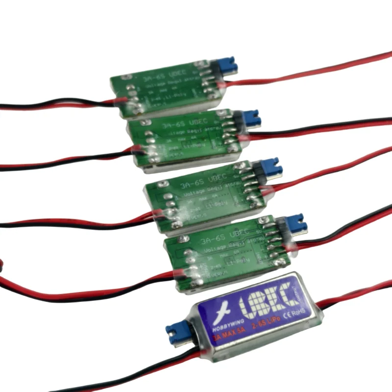 Haoying UBEC step-down module adopts full shielding and anti-interference for 2-6S stable output of model aircraft accessories