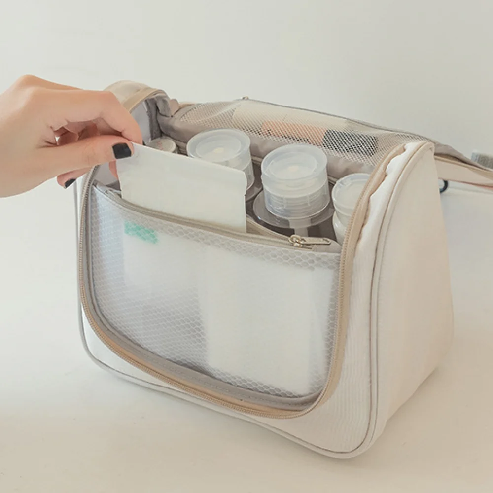 

Casual All Match Makeup Bag Square Bag Waterproof Cosmetic Organizer Bag Organizer Cosmetics Bag Portable Storage Bag Girl