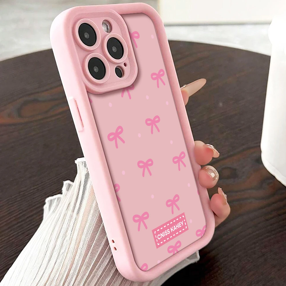 Niedliche Handgelenkband-Hülle für iPhone 17 15 16 14 Pro Max Plus Hüllen mit einfacher Schleifenmusterung für iPhone 13 11 12 XR 7 mit Lanyard-Abdeckung – Detail 12