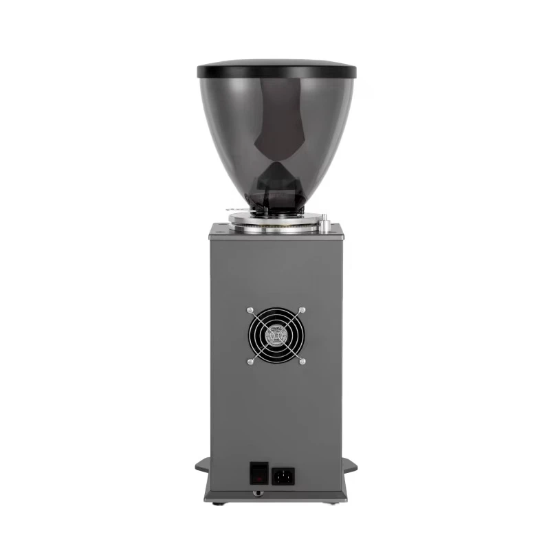 Gemilai G9026A Electric Grey Coffee Grinder Food Grade Stainless Steel Blade Transparent Hopper 1200g Capacity Outdoor Hotel