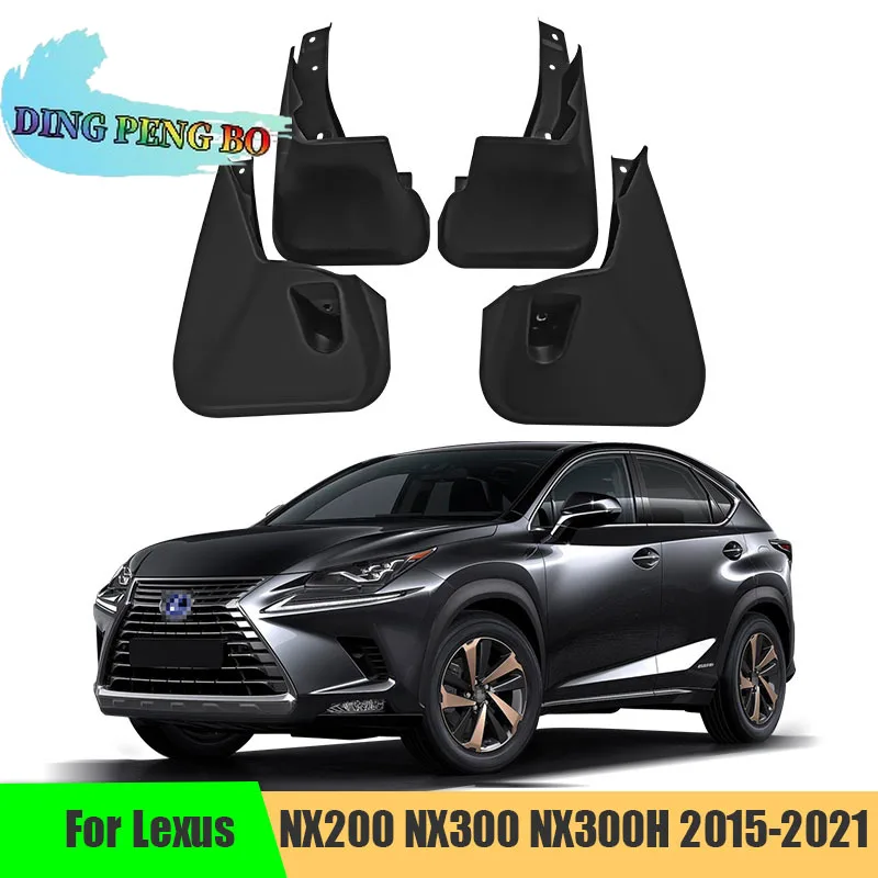 Car Fender Mud Flaps For Lexus NX200 NX300 NX300H 2015-2021 Splash Guards MudFlaps Front Rear Mudguards Auto Accessories
