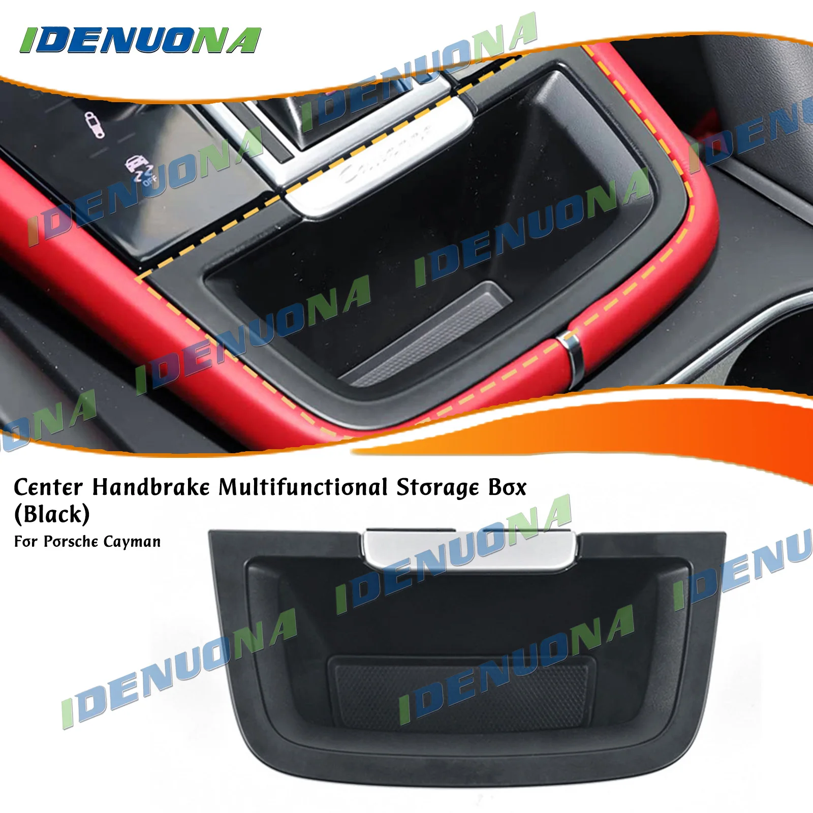 

For Porsche Cayanne 9Y0 2018-2023 Interior Center Console Armrest Storage Compartment Box Holder