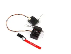 Spektrum AR6200 2.4GHz 6CH Receiver Support DSM2 DSMX W/ Extended Satellite for JR Spektrum DX7s DX8 DX9 Dx18 Transmitter