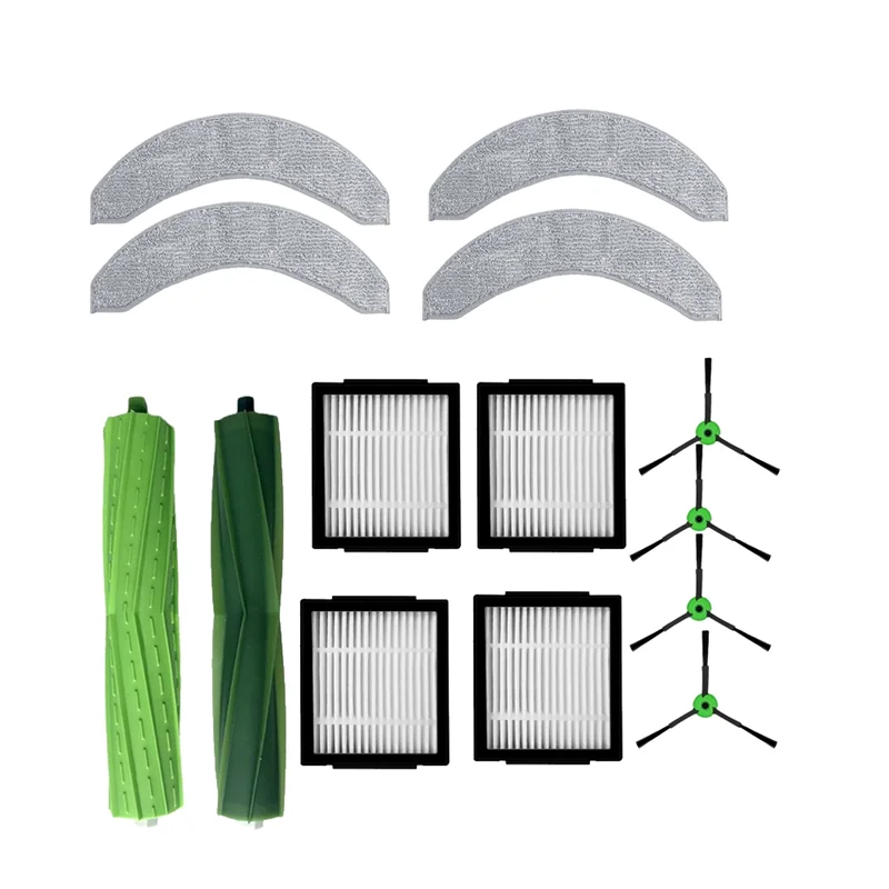 FZFZ Voor Irobot Roomba Combo 10Max Robot Vacuüm Belangrijkste Zijborstel HEPA Filter Mop Stofzak Pad Essentiële Vacuüm Accessoires