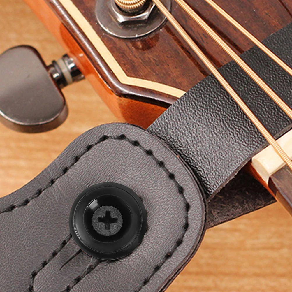 

4 set Strap Buckle Button Metal Locking System Durable Anti Skid Nail For Guitar Parts Guitar Belt Buckles Accessories