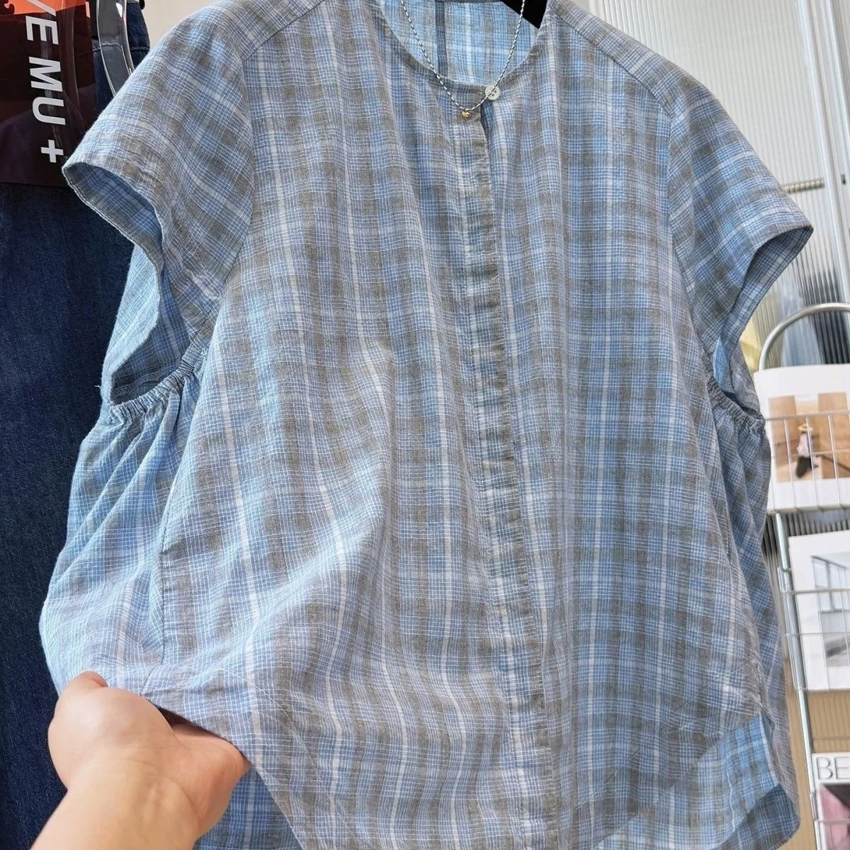 Maternity Summer Outfit Set 2026 New Style Pregnancy Clothing Wide Leg Pants Non Fashionable Summer Shirt for Women view 2