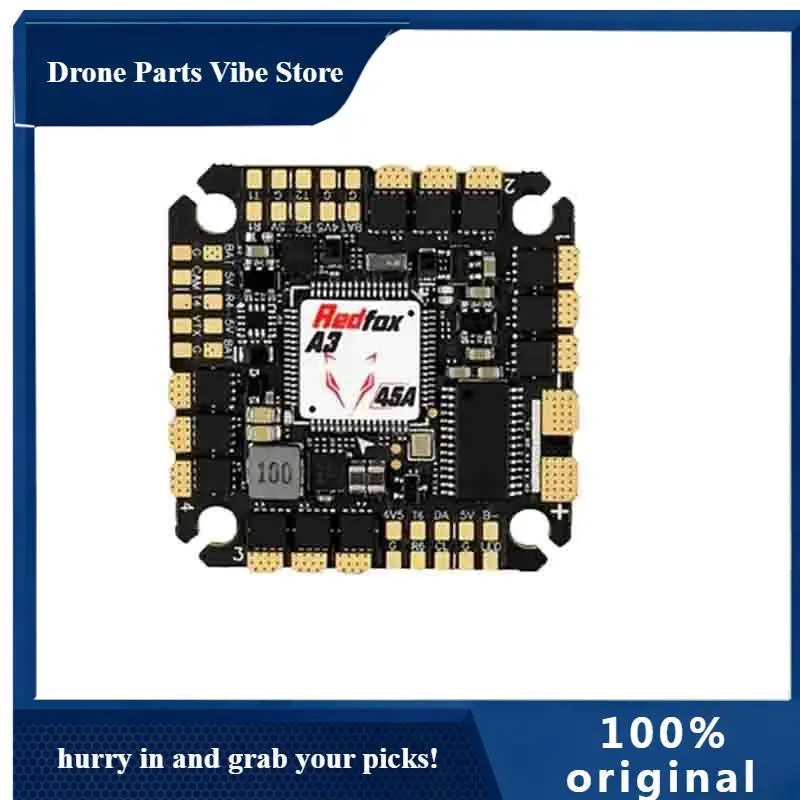 

Полетный контроллер FySub250 Redfox A3 F722 35A/45A AIO для дрона DollyFly25, аксессуары для радиоуправляемых моделей