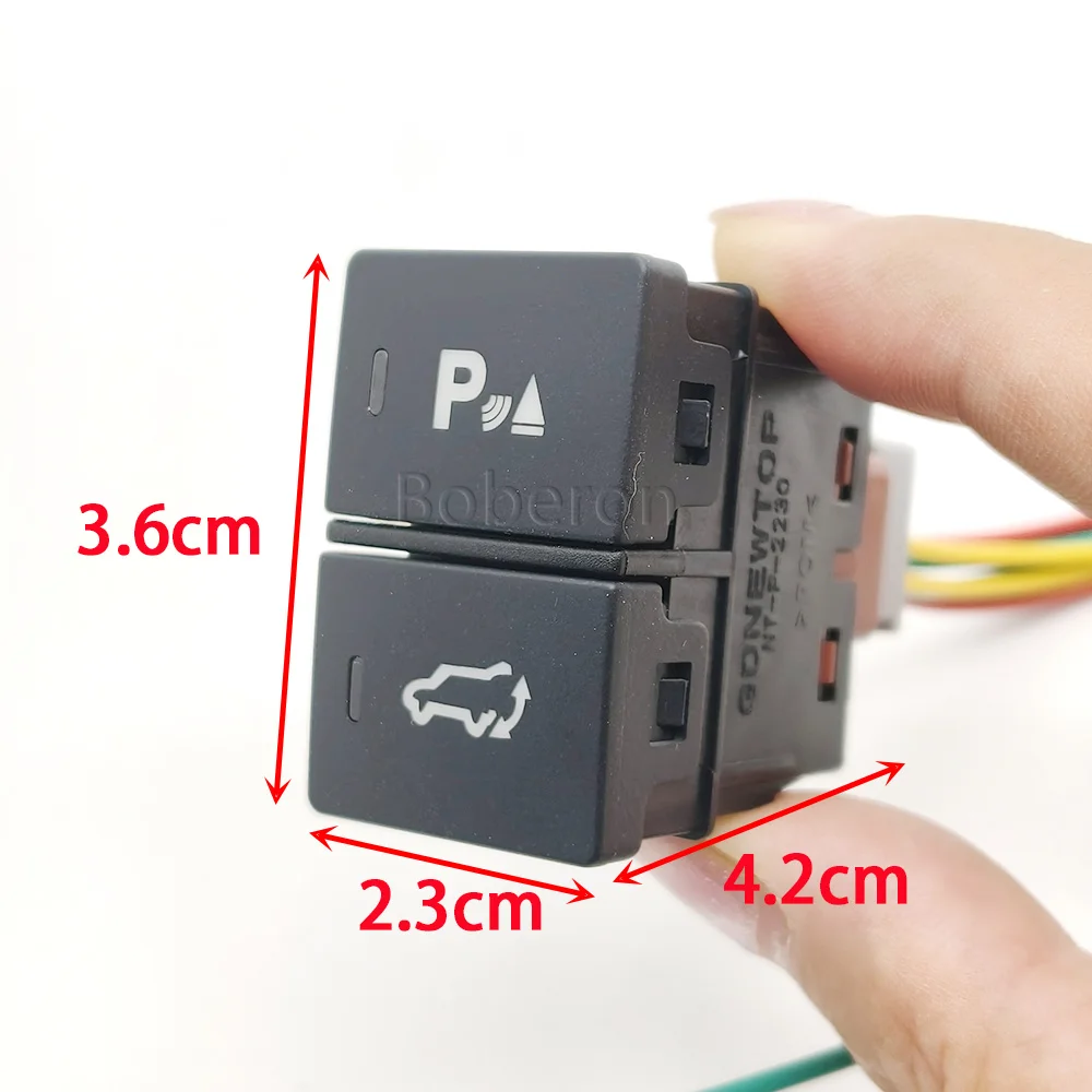 Dual Key Switch Car Front Fog Lamp BSM Trac Trunk Lock Release Switch Button for Honda URV CRV AVANCIER CITY Accord 2017 - 2021