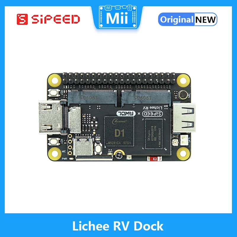 Sipeed lichee rv dock allwinner d1 placa de desenvolvimento RISC-V linux starter kit