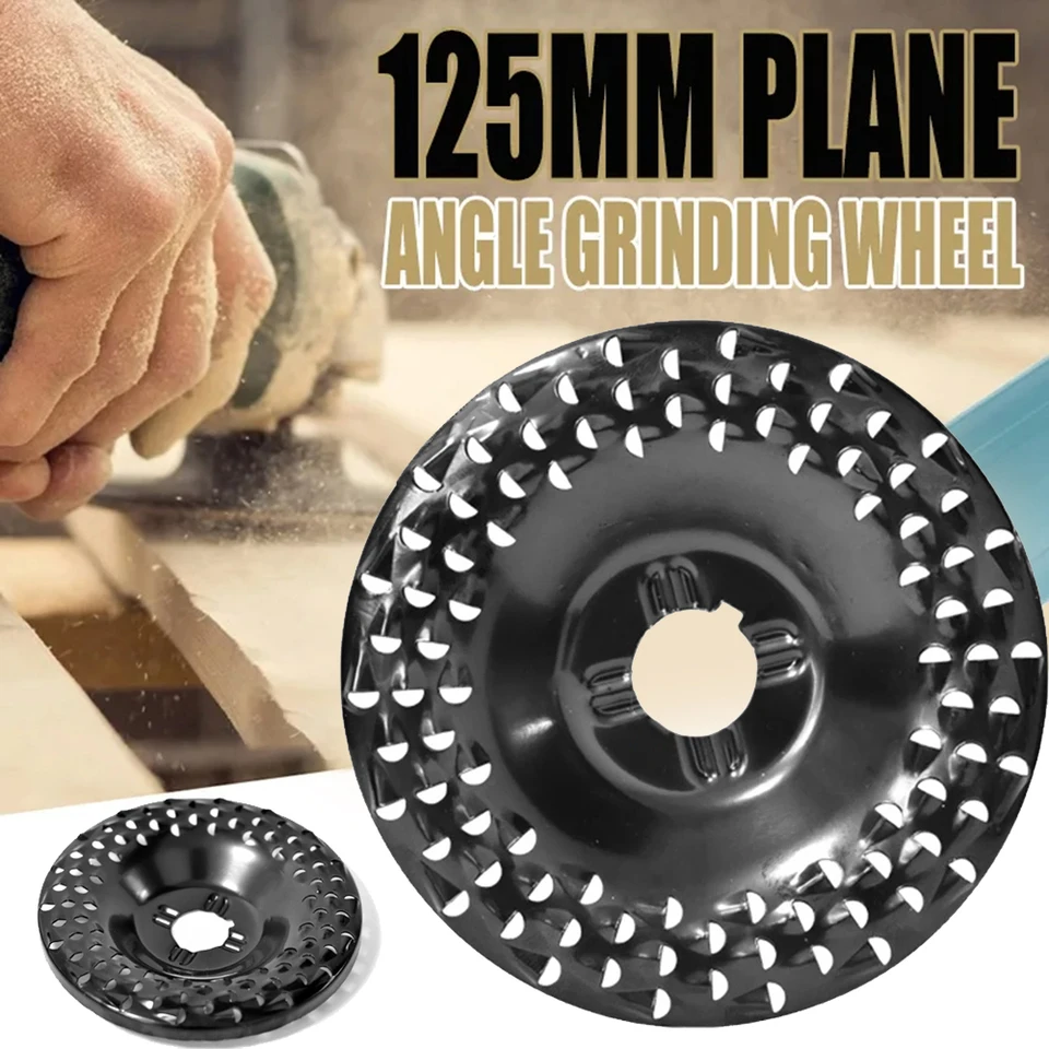 Schleifscheibe Für Holz 92/125 Mm – Holzbearbeitung, Formen, Schleifen – Bogenförmig/flach/abgeschrägt – Passend Für Winkelschleifer 16/22 Mm Bohrung